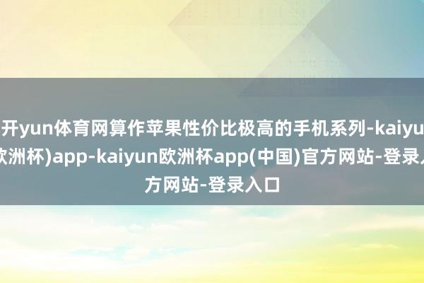 开yun体育网算作苹果性价比极高的手机系列-kaiyun(欧洲杯)app-kaiyun欧洲杯app(中国)官方网站-登录入口